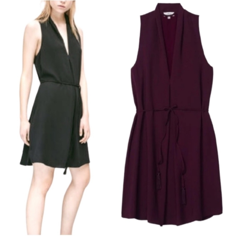 ARITZIA WILFRED Monge Burgundy Dress Women's Size XXS